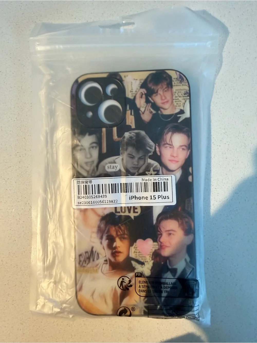 leonardo dicaprio iPhone 15 plus case